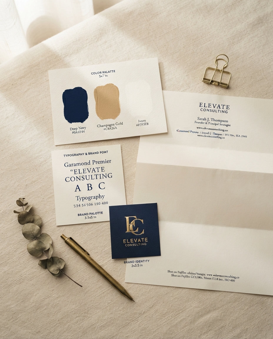 Career branding identity sample